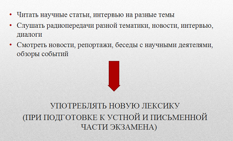 картинка как наработать лексическую базу для экзамена Тест Даф (TestDaf)